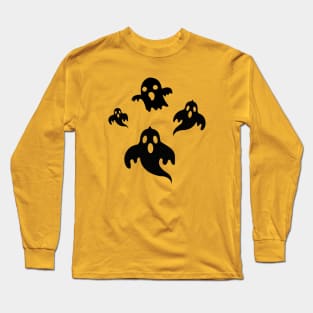 black ghost Long Sleeve T-Shirt